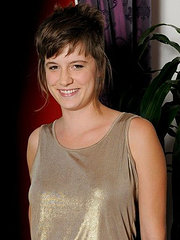 Cute hairy girl with a great smile